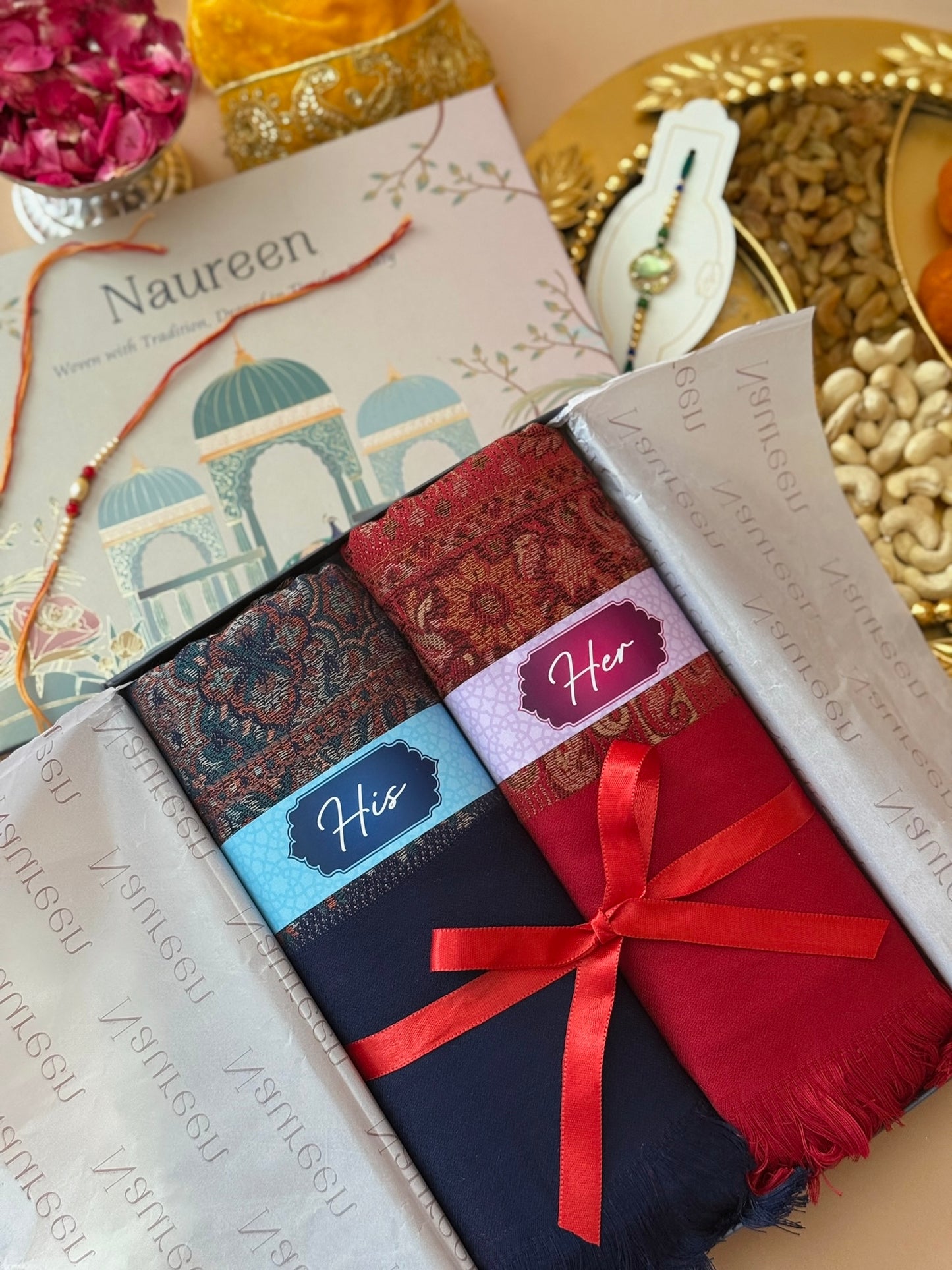 His and Her Gift Set- Kashmiri Jamawar Shawl