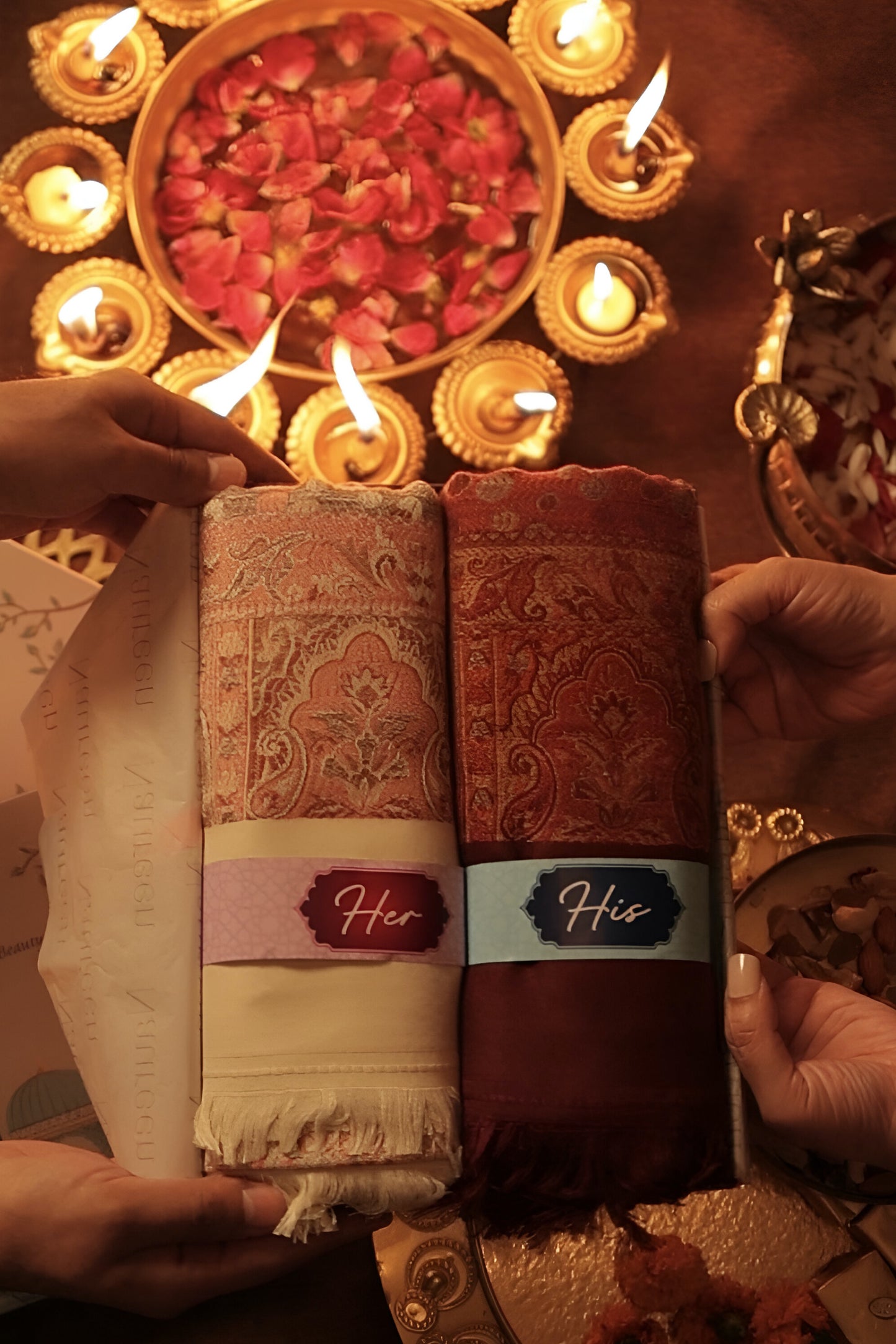 His and Her Gift Set- Kashmiri Jamawar Shawl